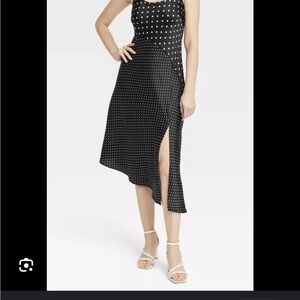 Target A New Day Black and White Polka Dot Dress